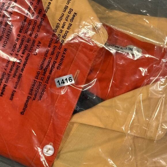 It's Now Cool Vacay Shirt Size‎ S Vermillion Women's INC204 Orange/Yellow - Picture 14 of 14